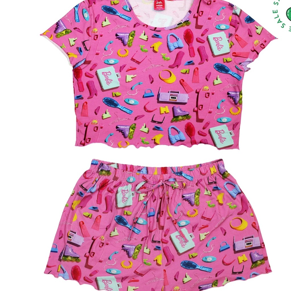 barbie sleep crop top